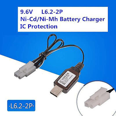 

L62-2P 96V USB Charger Cable with Protected IC For RC Battery Toys Car Ship Robot Battery Charger Parts