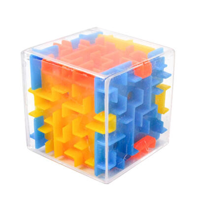 

Funny Brain Game 3D Cube Puzzle Maze Toy Balance Training for Children