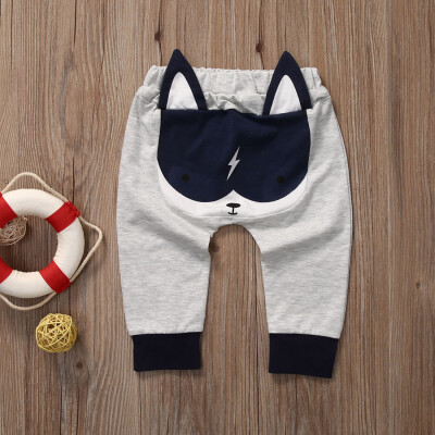

Infant Baby Harem Pants Boys Girls Cartoon Bottoms Long Pants Leggings Trousers