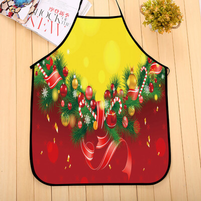 

Tailored Christmas Decoration Waterproof Apron Kitchen Aprons Dinner Party Apron