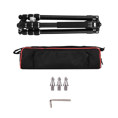 

Andoer Portable 60 Inch Travel Tripod Camera Monopod Aluminum Alloy with 360 Degree Ball Head Quick Release Plate Carry Bag for Ca