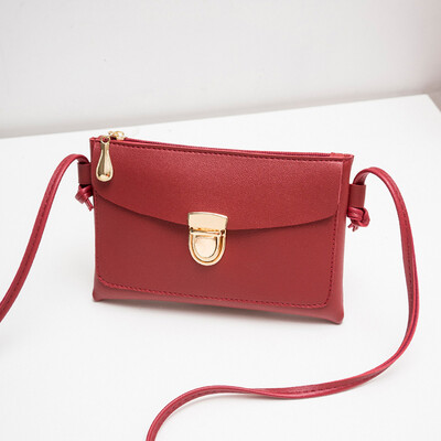 

Tailored Women Solid Zipper Cover Crossbody Bag Messenger Bag Shoulder Bag Phone Bag BK