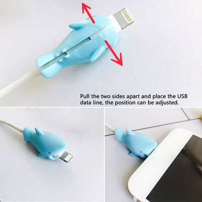 

1 Pc Cute Cable Protector USB Data Line Protection Case Doll Animal Bite Accessory Wire Organizer Cord Winder for iPhone iPad Andr