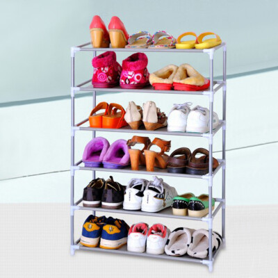 

Juqi simple shoe cabinet footwear dormitory combination shoe rack four or s