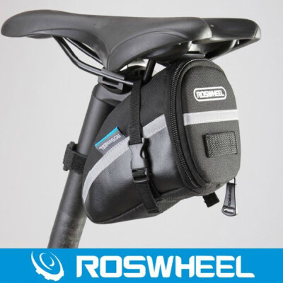 

Roswheel Cycling Bicycle Bike Seatpost Bag Pouch Seat Saddle Rear Tail Package Black Outdoor