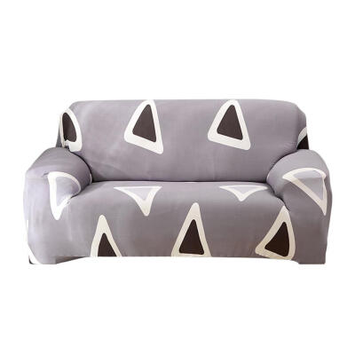 

Triangle Print Tight Couch Wrap Stretchable Elastic Slipcovers Sofa Cover