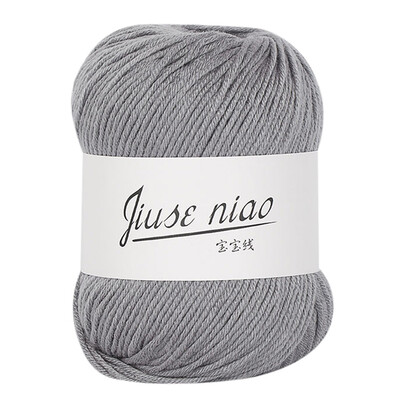 

Toponeto 1PC 50g Chunky Colorful Hand Knitting Baby Milk Cotton Crochet Knitwear Wool A