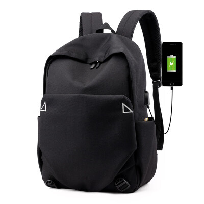 

Trendy casual backpack boys&girls neutral bag usb rechargeable backpack