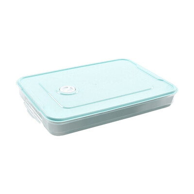 

Toponeto Single Layer Refrigerator Food Dumplings Airtight Storage Container Plastic Bo