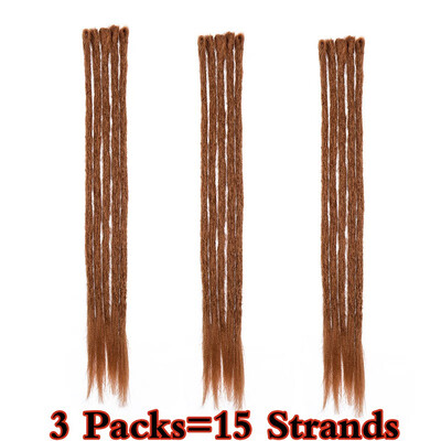 

Dreadlock Extension Ombre For Hip-Hop Synthetic Heat Resistant Crochet Braiding Hair Handmade Extension Twist Braiding For Women