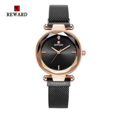 

REWARD 63096 Ladies Mesh Waterproof Quartz Watch with Box