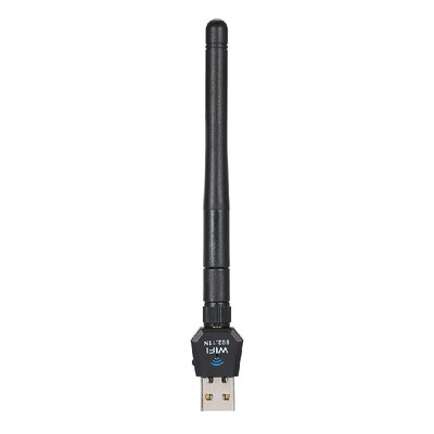 

USB WiFi Adapter 300Mbps USB Wireless Network Card Adapter Dongle with 2dBi Antenna for Desktop Laptop PC for Windows 7 8 2000 XP