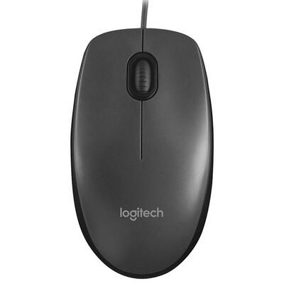 

Logitech M90 USB Wired Mouse Ergonomic Optical Mouse for Laptop Desktop PC