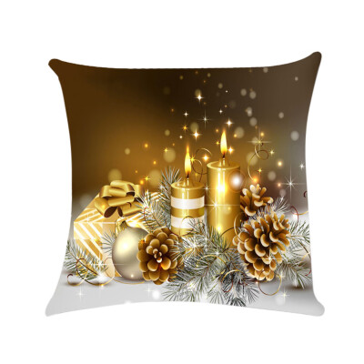 

Tailored Happy Christmas Pillow Cases Sofa Cushion Cover Home Decor Pillow Case