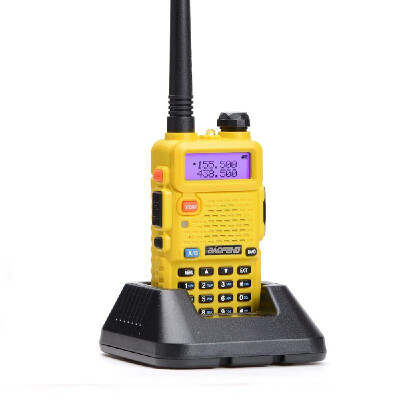 

BAOFENG UV-5R Interphone Walkie Talkie Two Way Radio FM Transceiver Dual-band DTMF Encoded VOX Alarm LED Flashlight Key Lock