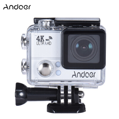 

Andoer 4K 1080P 60FPS Full HD DV 20in LTPS LCD Screen Wifi Waterproof 45M 170°Wide Angle Outdoor Action Sports Camera Camcorder D
