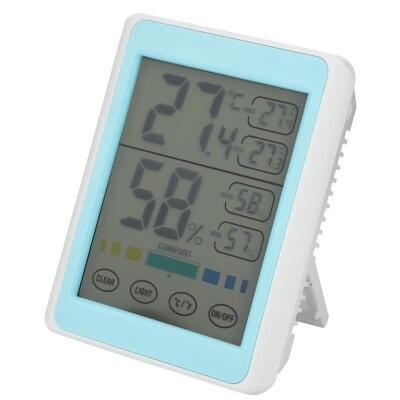 

Greensen High Precision Digital Thermometer Hygrometer Temperature Humidity Gauge Touchscreen Backlight