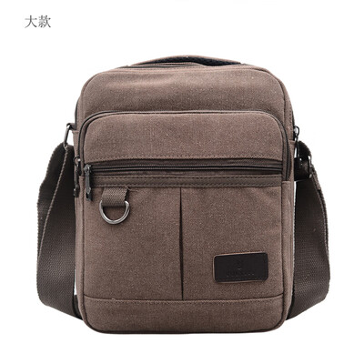 

Mens canvas bags inclined handbag Korean version fashion leisure 100 sets mens bags business small handbag inclined handbag rece