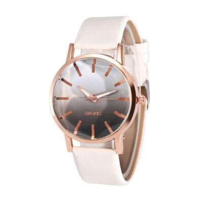 

Popular Gradual Color Scale Ladies WristWatch Temperament Beautiful Simple Gifts Fashion Girls 2018 Womens Quartz watch D