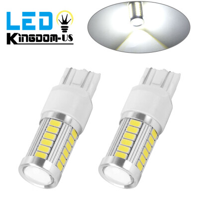 

2x White 6000K 7440 7443 33-SMD LED Interior Light Bulbs T20 7440 7444NA 12V