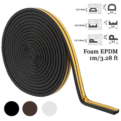 

DEP Draught Excluder Self Adhesive Rubber Door Window Seal Strip Roll Foam