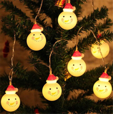 

Tailored Christmas 10 LED String Light Snowman Santa Claus Light Party Home Decor