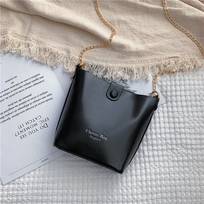 

Senior sense summer new small bag female 2019 tide ocean Messenger bag wild single shoulder chain bucket mother bag