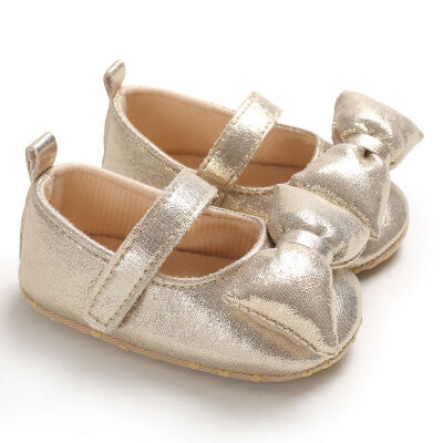 

0-18M Infant Baby Girl Shoes Bowknot Anti-Slip Soft Sole Hook First Walkers Toddler Infant Baby Girl Kids Shoes 5 Color