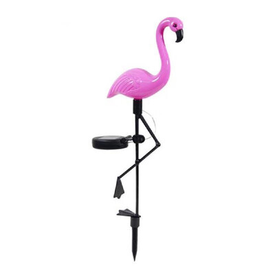 

Solar Energy Powered Flamingo Lamp Outdoor for Garden Patio Yard Courtyard Path Solar Panel Light