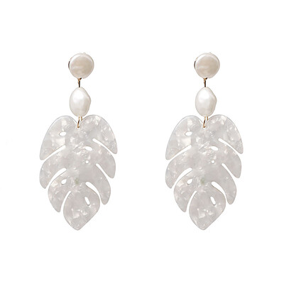 

JURAN Fashion big resin flower dangle drop statement Earrings Bohemia Jewelry Accessories Vintage Ethnic Crystal Earrings
