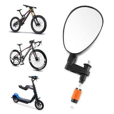 

CXWXC Single Portable Bike Rearview Mirror 360 Degrees Large View Retroreflector Convex Mirror