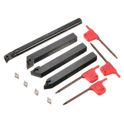 

S12M-SDUCR07 SDJCRSDJCLSDNCN1212H07 Lathe Holder Turning Tool 4Pcs DCMT0702 Inserts 4Pcs T8 Wrenches