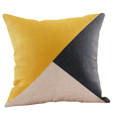 

〖Follure〗Mustard Pillow Case Yellow Geometric Fall Autumn Cushion Cover Decorative