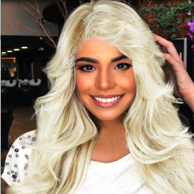 

〖Follure〗Blonde Wigs Wavy Curly Long Heat Resistant Fiber Costume Party Wigs for Women