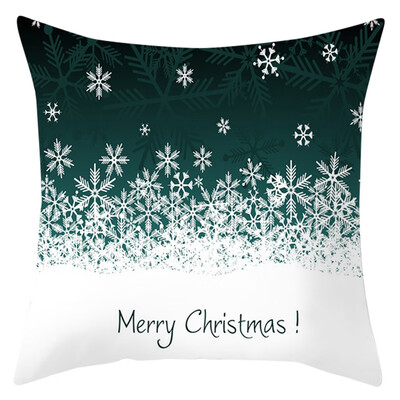 

〖Follure〗Christmas Series Home Decor Polyester Peach Skin Pillow Case 18x18in