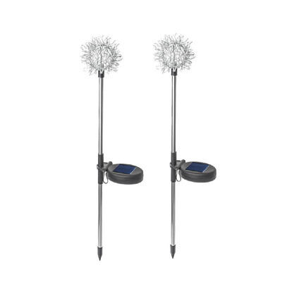 

2PcsSet Dandelions LEDs Solar Powered Energy Intelligent Sensitive Light Control Lawn Light Outdoor Landscape Lamp IP44 Water Res
