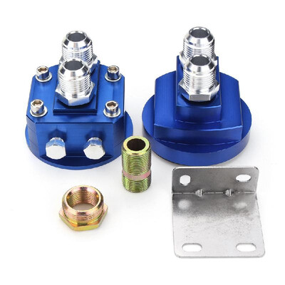 

Oil Filter Relocation Male Sandwich Fitting Adapter Plate Kit Fits for 34X16 20X15