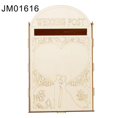 

Wooden Letters Rustic Mailbox Gift Card Post Box Wedding Shower Birthday Decor