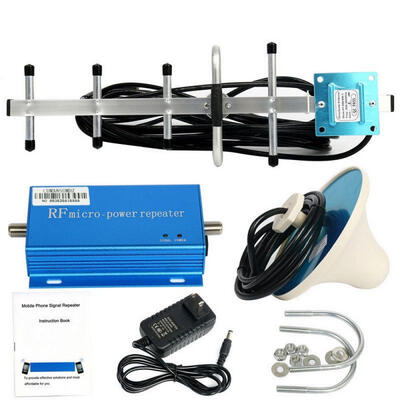

Mobile Phone Signal Repeater Kit With Repeater Indoor Ceiling Antenna Outdoor Five-Unit Yagi Antenna Adapter