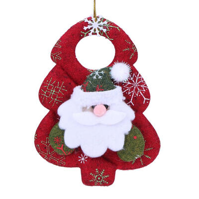 

Christmas Tree Santa Claus Household Ornaments Pendant Christmas Home Decor