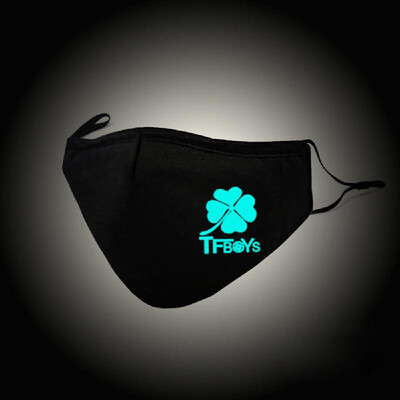 

Cool Mask Luminous Mouth Mask Fashionanble Cotton Face Mouth Mask Anti Dust Unisex