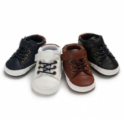 

Soft Sole Newborn Kids Baby Boy Girl Pre-Walker Crib Shoes Sneakers 0-18 Months