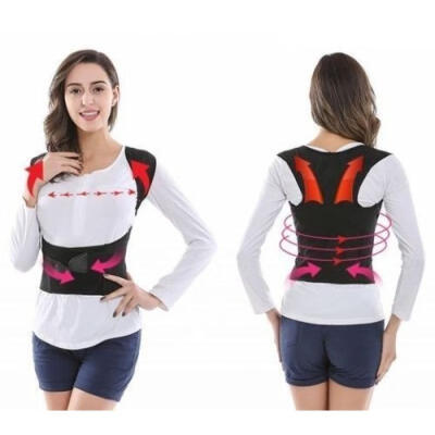 

Men Women Adjustable Posture Corrector Back Support Shoulder Back Brace Belt