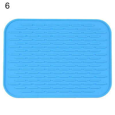 

Kitchen Silicone Heat Resistant Table Mat Non-slip Pot Pan Holder Pad Cushion