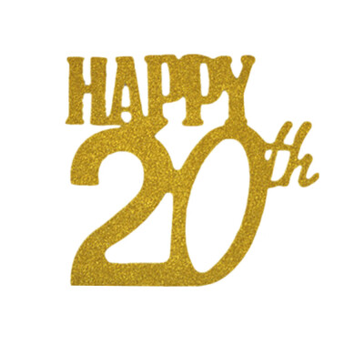 

Toponeto Birthday Cake Topper Insert Card One Full Year Of Life Cake Decoration