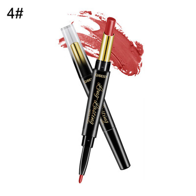 

2 in 1 Double Ended Rotary Long Lasting Matte Lip Liner Lipstick Makeup Cosmetic