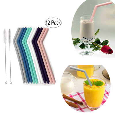 

Siaonvr Reusable Silicone Straws Are Included With Cleaning Brush