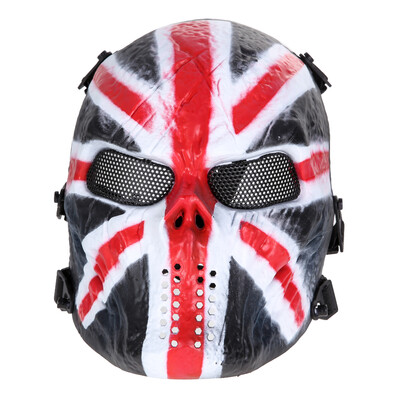 

Airsoft Paintball Tactical Full Face Protection Skull Mask Army Outdoor