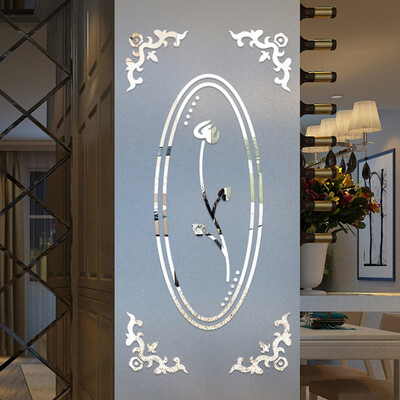 

〖Follure〗3D Diy Lotus Fashion Acrylic Wall Sticker Modern Stickers Decoration