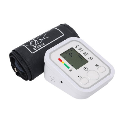 

Homeuse Blood Pressure Meter Health Care Digital LCD Upper Arm Blood Pressure Monitor Heart Beat Automatic Meter Machine